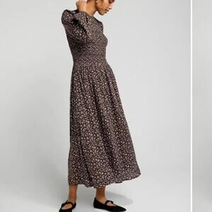 Madewell Women's Brown and Multi Dress